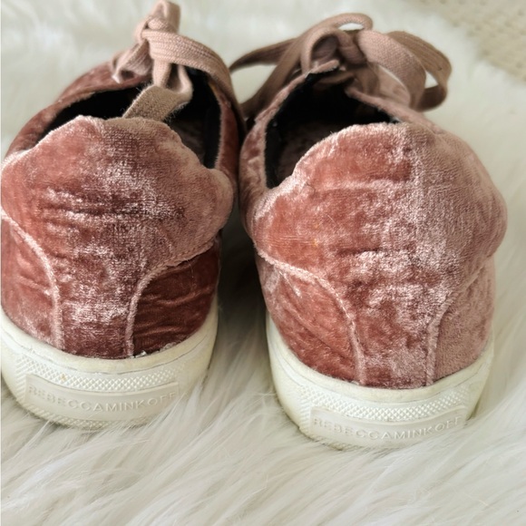 Rebecca Minkoff Bleecker Too Velvet Sneakers 8.5 - Picture 6 of 9